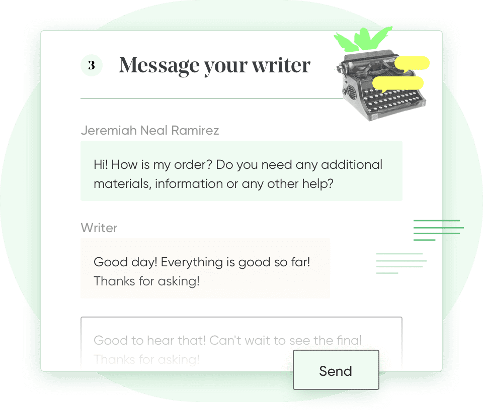 Keep up with messages your writer might send you